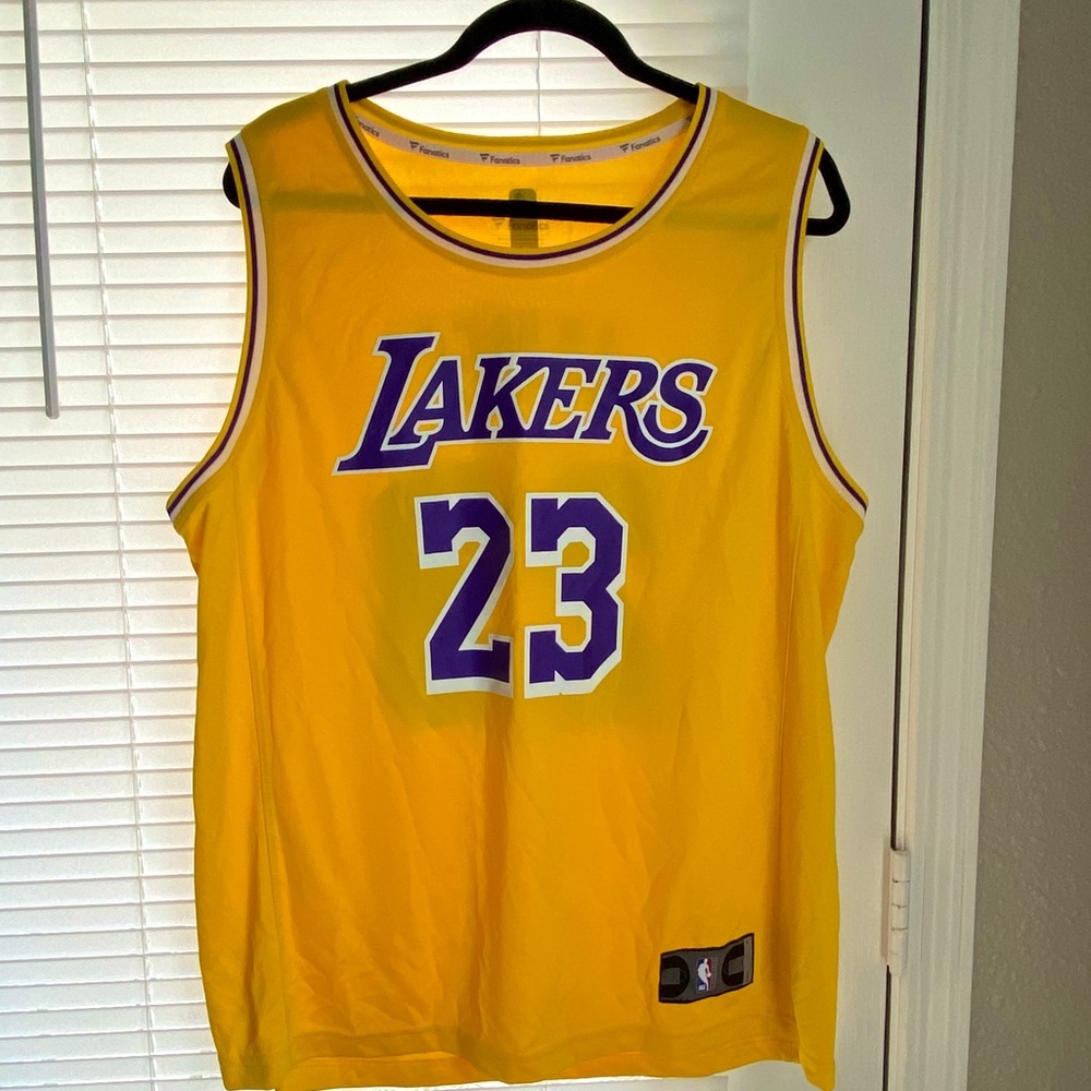 NEW Lebron 23 Lakers Fanatics Jersey NBA